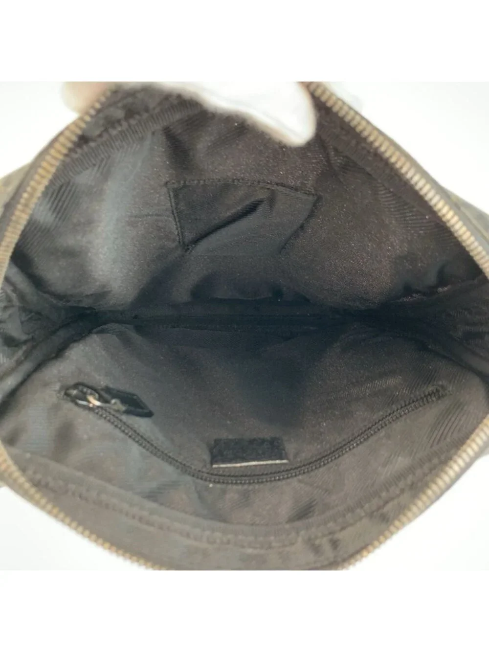 Gucci Black GG Canvas Shoulder Bag